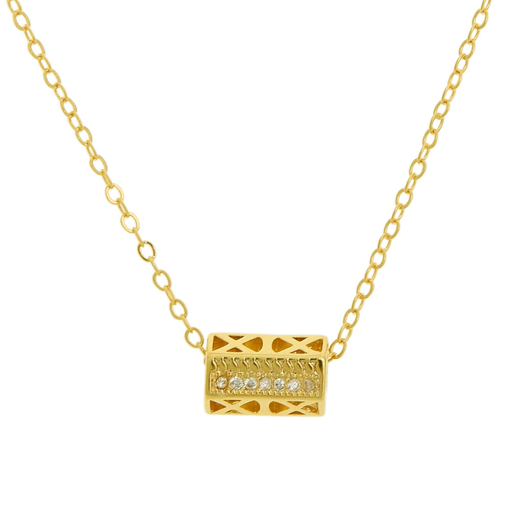Colar-pingente-geometrico-Dourado
