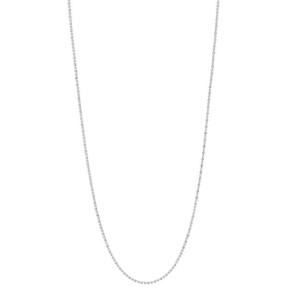 Colar Longo com Pérolas e Strass