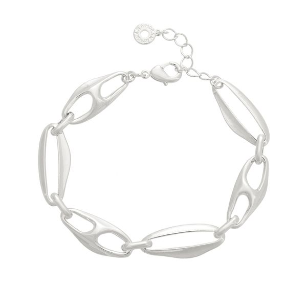 Pulseira de elos forma orgânica