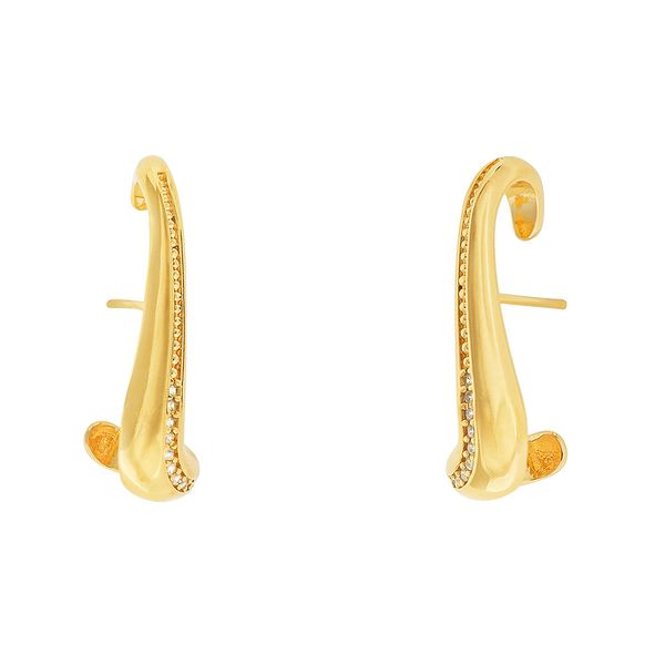 Ear Hook com Zircônias