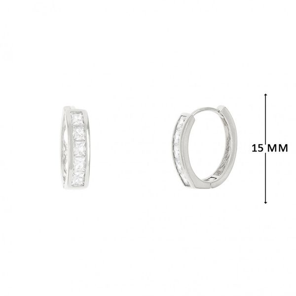 Mini Argola com Zircônias