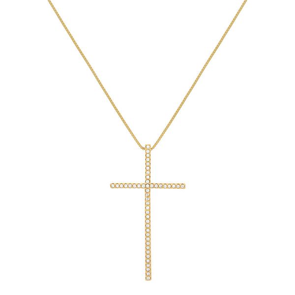 Colar com Pingente de Crucifixo