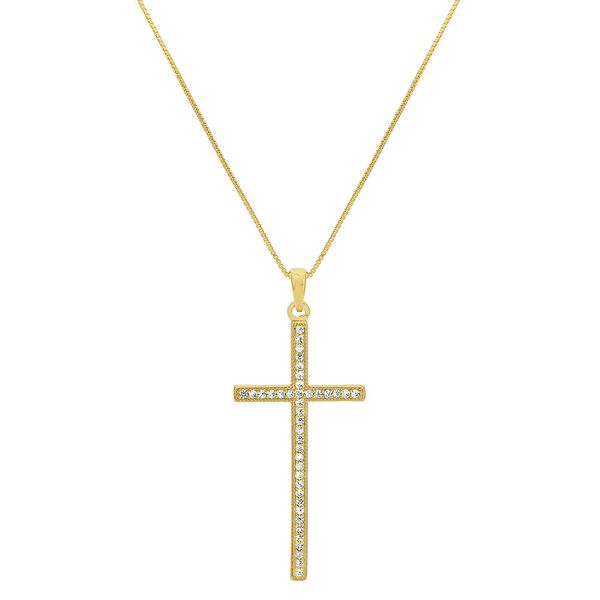 Colar com Pingente de Crucifixo